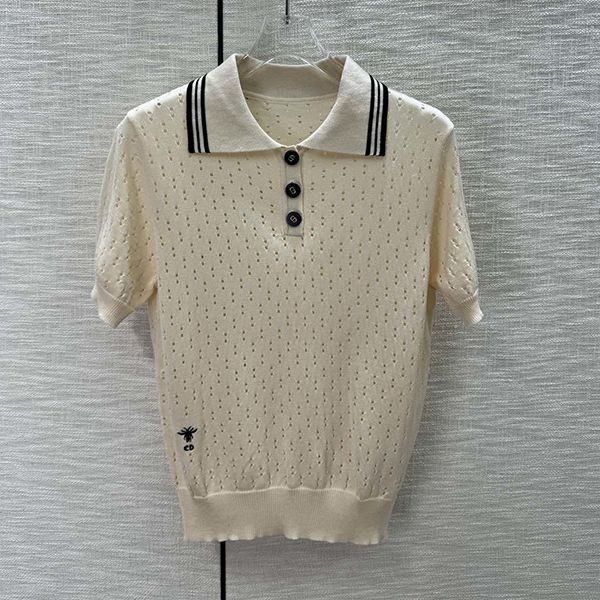 ギフトに最適 ディオール ニット Tシャツ 偽物 ハニー刺繍 def86269
